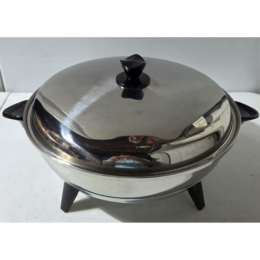 Regal Ware Colony House 12.5" Waterless Electric Skillet Frying Pan Made In USA